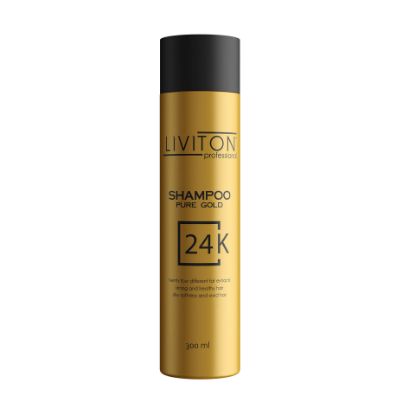 Picture of Hair Shampoo 24K Pure Gold Series Gold 300ml